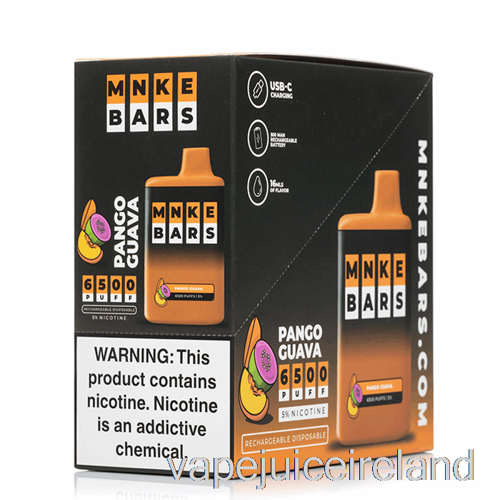 Vape Flavours MNKE Bars 6500 Disposable (5-Pack)